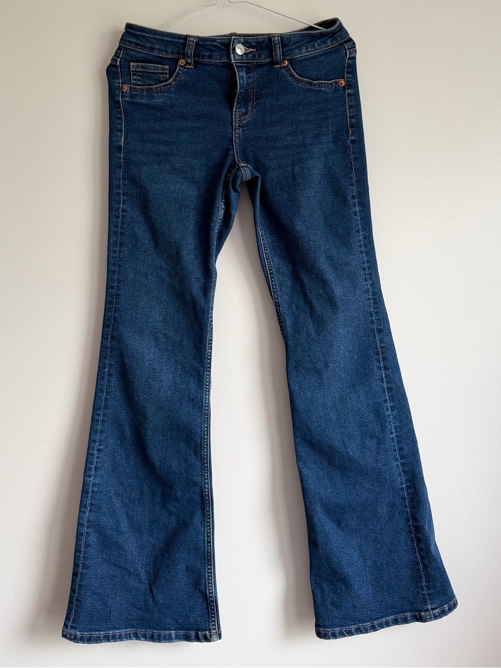 Divided Dark Blue Wide-Leg Jeans